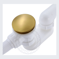 Сифон для ванны автоматический FILARETE FL90, матовое золото