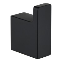 Крючок одинарный Grocenberg AC0017, черный матовый