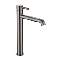 Смеситель для раковины высокий Grocenberg GB3029, графит