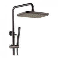 Душевая система с термостатом Grocenberg GB7038, графит