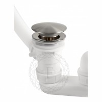 Сифон для ванны автоматический FILARETE FL90, никель