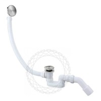 Сифон для ванны автоматический FILARETE FL90, никель