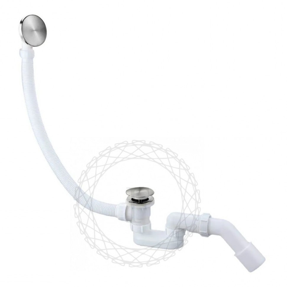 Сифон для ванны автоматический FILARETE FL90, никель