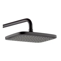 Душевая система с термостатом Grocenberg GB7038, черный матовый