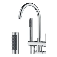 Смеситель напольный для ванны Grocenberg GB900, хром