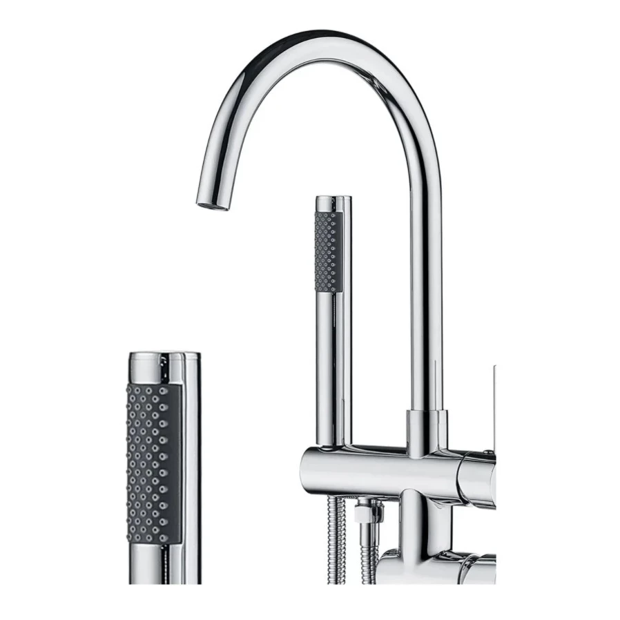 Смеситель напольный для ванны Grocenberg GB900, хром