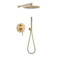 Душевая система скрытого монтажа Grocenberg GB5099MG-3, матовое золото