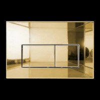 Инсталляция для унитаза с кнопкой для смыва Grocenberg GS3050-KM3070GO, золото глянец