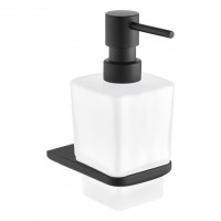 Настенный дозатор для жидкого мыла Grocenberg AC0064, черный матовый Настенный дозатор для жидкого мыла Grocenberg AC0064, черный матовый