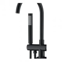 Смеситель напольный для ванны Grocenberg GB900, черный матовый