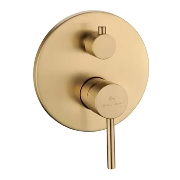 Душевая система скрытого монтажа Grocenberg GB5099MG-4, матовое золото