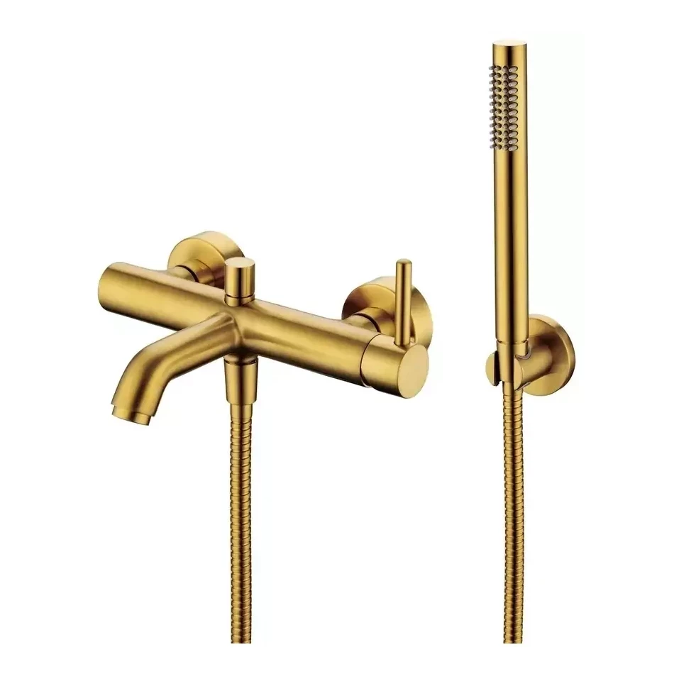 Смеситель для ванны Grocenberg GB8099, золото глянец