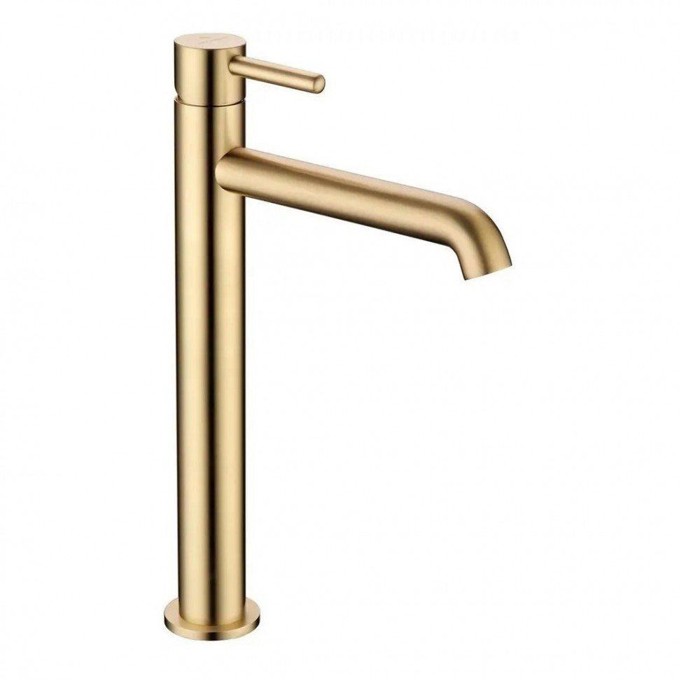Смеситель для раковины высокий Grocenberg GB3029, матовое золото