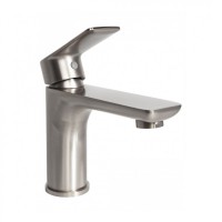 Смеситель для раковины Hansberge H1099, никель