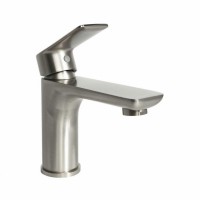 Смеситель для раковины Hansberge H1099, никель