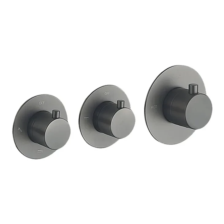 Душевая система скрытого монтажа Grocenberg GB5020, графит