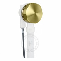 Сифон для ванны полуавтоматический FILARETE FL80, матовое золото