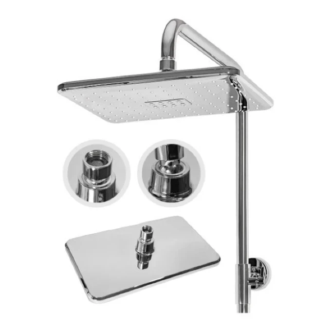 Душевая система с термостатом Grocenberg GB7005, хром