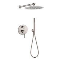 Душевая система скрытого монтажа Grocenberg GB5099NK-3, никель