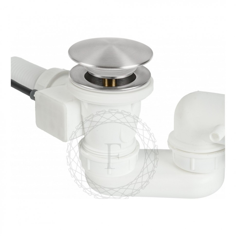 Сифон для ванны полуавтоматический FILARETE FL80, никель