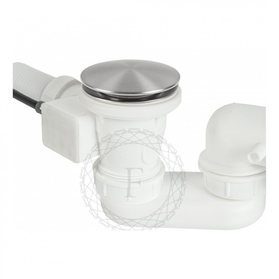 Сифон для ванны полуавтоматический FILARETE FL80, никель