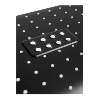 Душевая система с термостатом Grocenberg GB7005, черный матовый