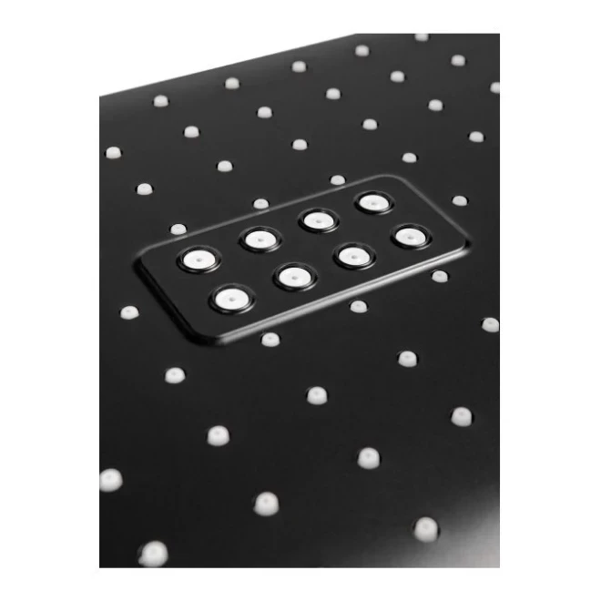 Душевая система с термостатом Grocenberg GB7005, черный матовый