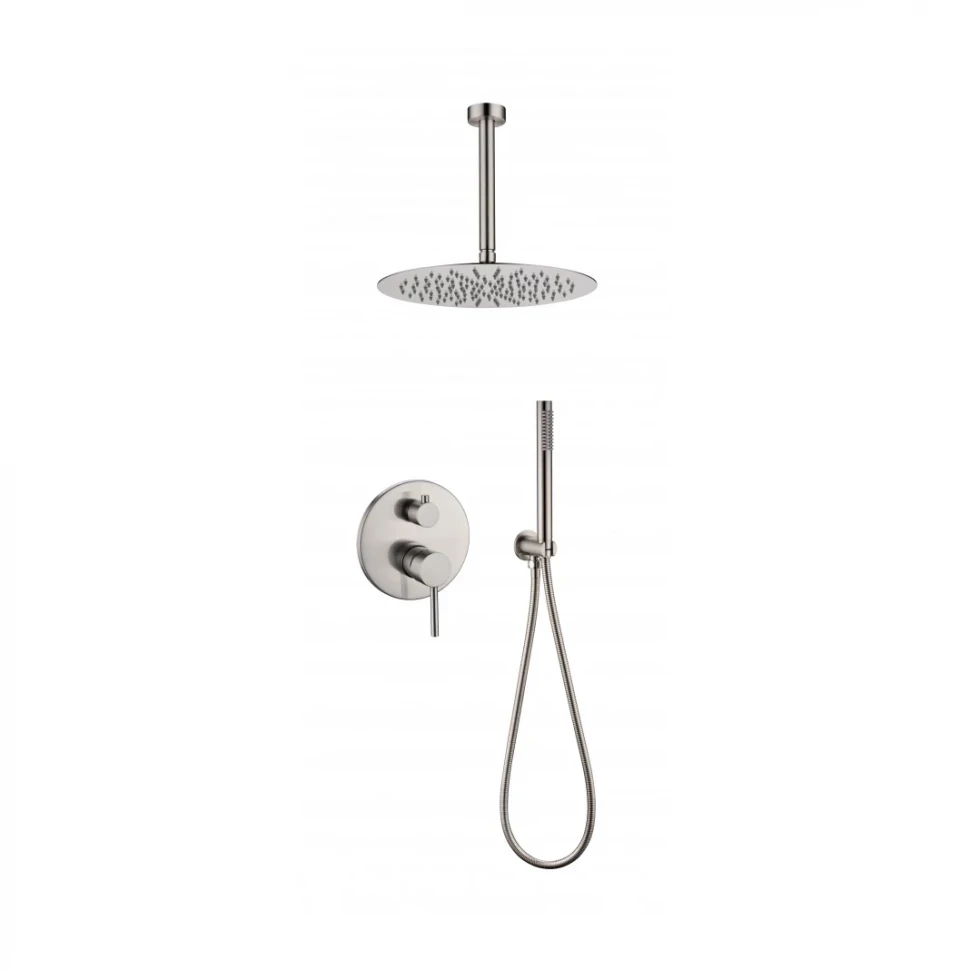 Душевая система скрытого монтажа Grocenberg GB5099NK-4, никель