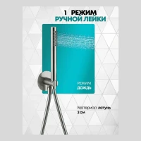 Душевая система скрытого монтажа Grocenberg GB5020, никель