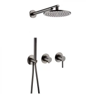 Душевая система скрытого монтажа Grocenberg GB5090, графит