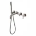 Смеситель для ванны с ручным душем Grocenberg GB5070, никель