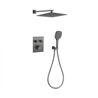 Душевая система скрытого монтажа Grocenberg GB5040, графит