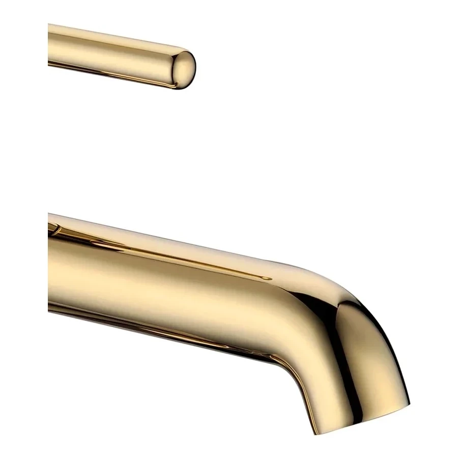 Смеситель для раковины стандартный Grocenberg GB2099, золото глянец