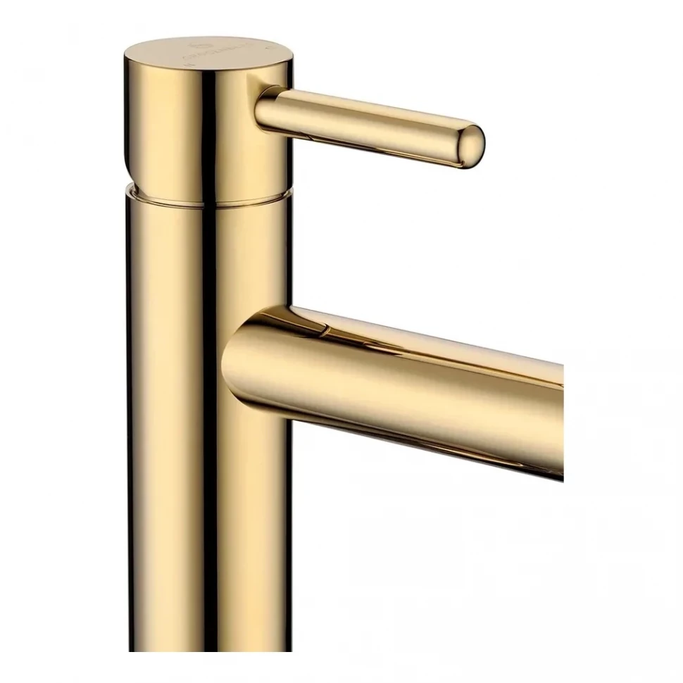 Смеситель для раковины стандартный Grocenberg GB2099, золото глянец