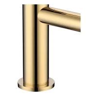 Смеситель для раковины стандартный Grocenberg GB2099, золото глянец