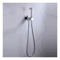 Смеситель встраиваемый с гигиеническим душем Grocenberg GB001, хром