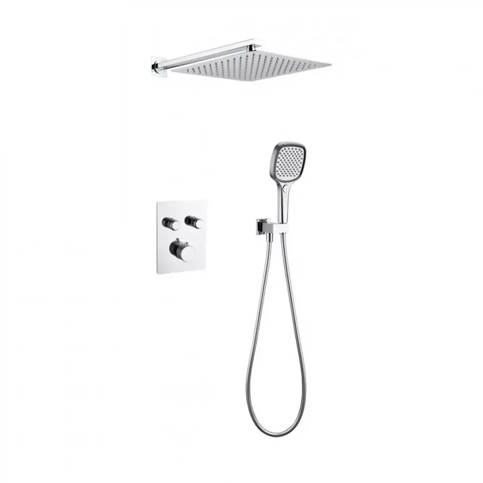 Душевая система скрытого монтажа Grocenberg GB5040, хром