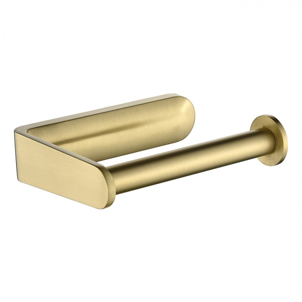 Бумагодержатель без крышки Grocenberg AC0059, матовое золото