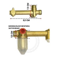 Смеситель для раковины FILARETE Fing FL4040, графит