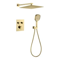 Душевая система скрытого монтажа Grocenberg GB5040, золото глянец