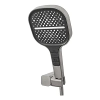 Смеситель для ванны с ручным душем Hansberge H4070, никель