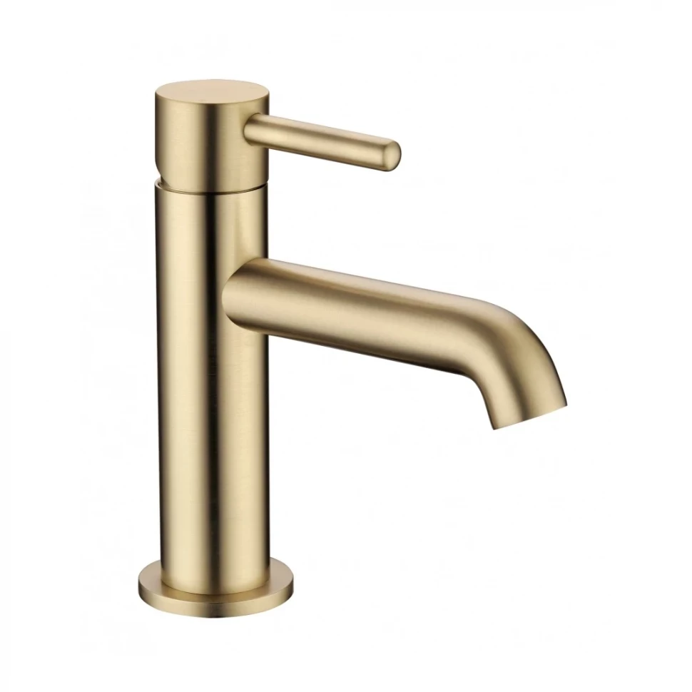 Смеситель для раковины стандартный Grocenberg GB2099, матовое золото