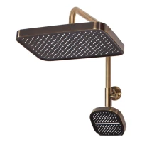 Душевая система с термостатом Hansberge H5085, бронза