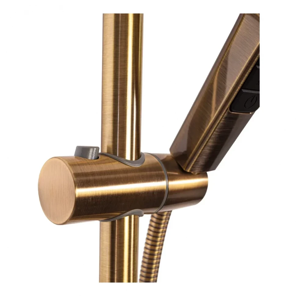 Душевая система с термостатом Hansberge H5085, бронза