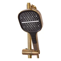 Душевая система с термостатом Hansberge H5085, бронза