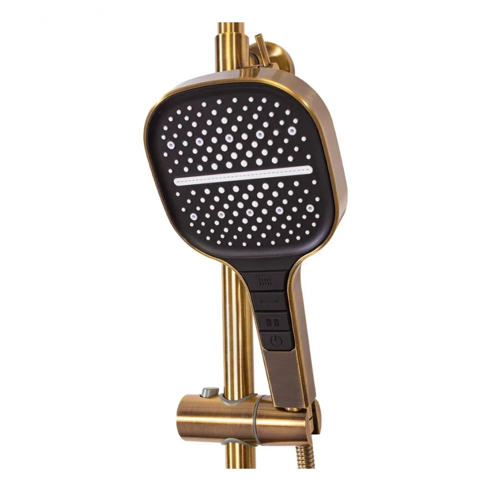 Душевая система с термостатом Hansberge H5085, бронза