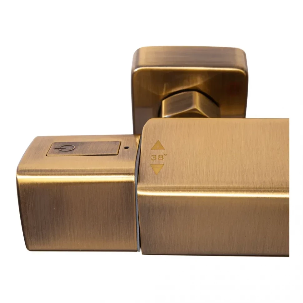 Душевая система с термостатом Hansberge H5085, бронза