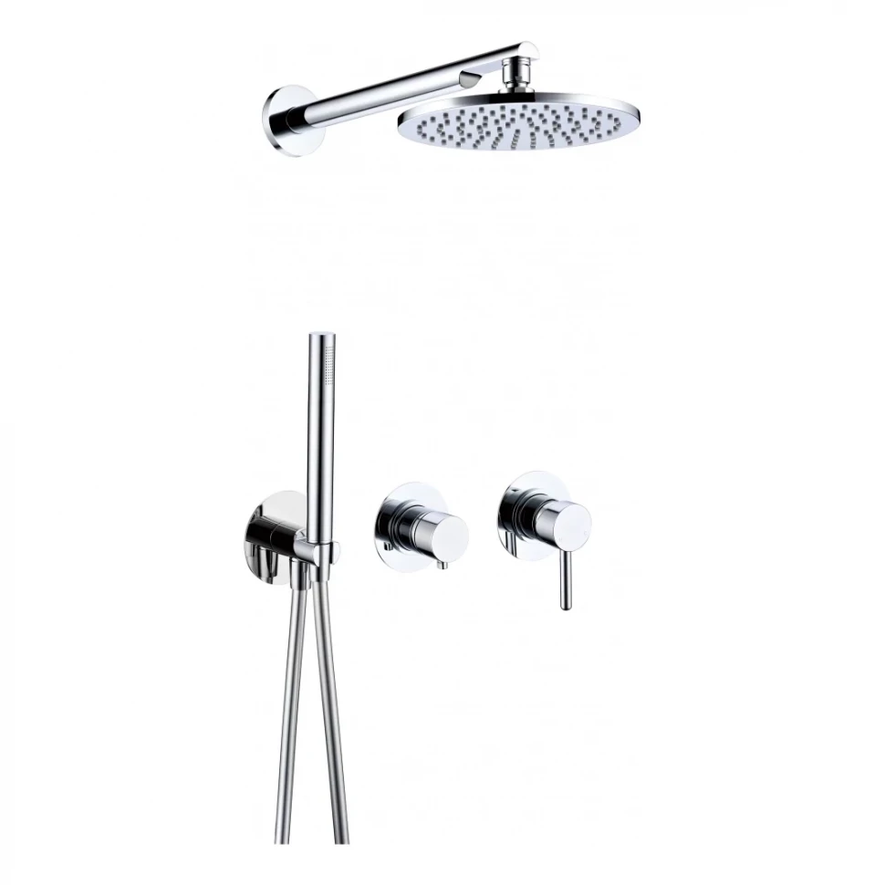 Душевая система скрытого монтажа Grocenberg GB5090, хром