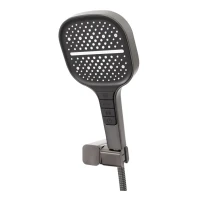 Смеситель для ванны с ручным душем Hansberge H4070, графит