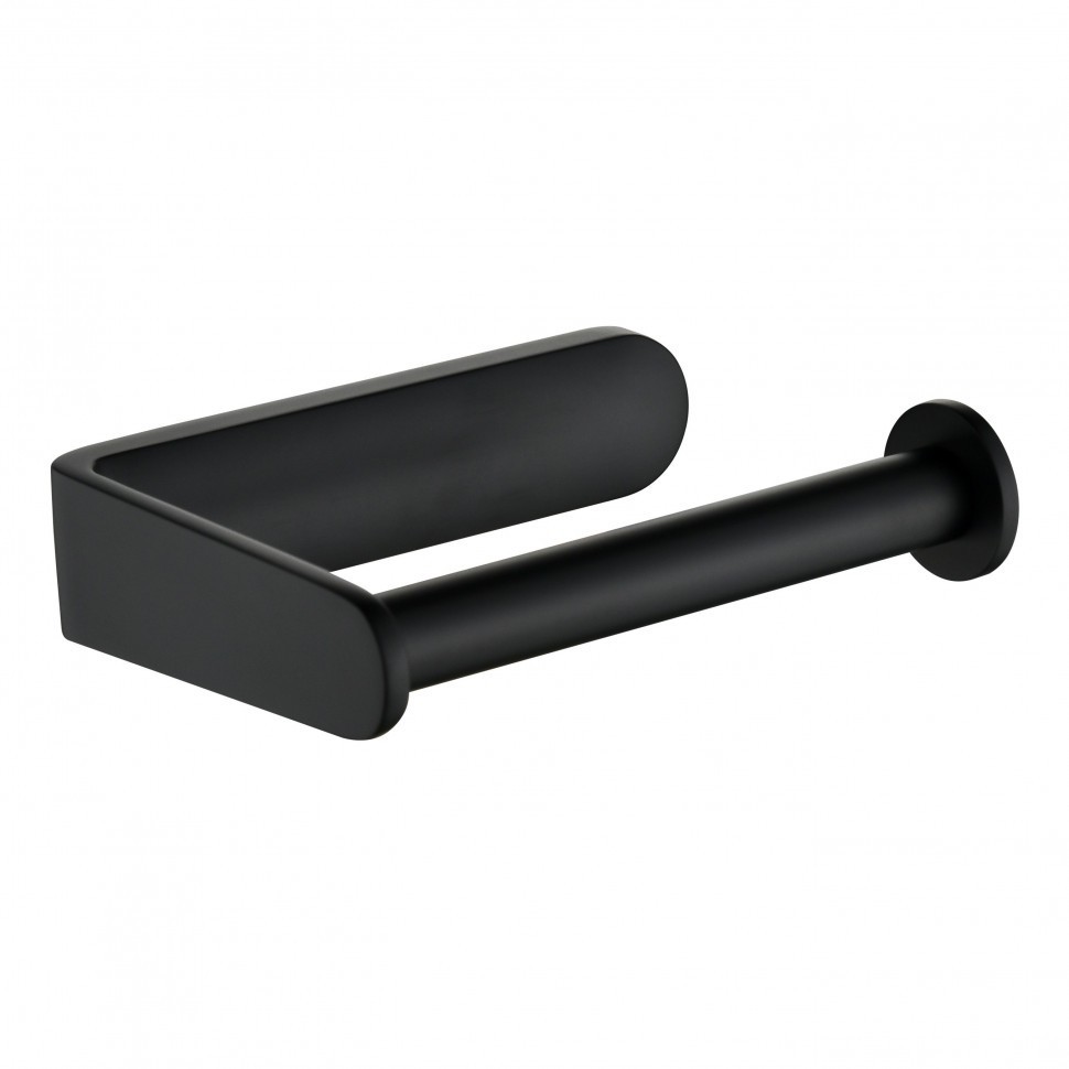 Бумагодержатель без крышки Grocenberg AC0059, черный матовый